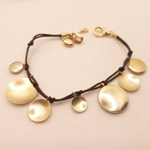 Fossil Brand Earth Tone Rhinestones Bracelet - Picture 5 of 8